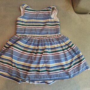 Polo Ralph Lauren Girls' Dress, Size 4/4T - Multicolor Stripes
